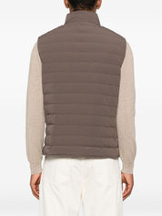 Brunello Cucinelli Jackets Brown quilted down vest