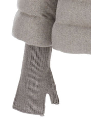 Herno Powder Jacket — Quilted Elegance with Integrated Gloves