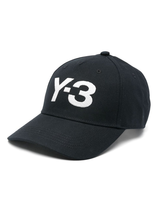 Y-3 Black Baseball Cap — Adjustable Cotton Hat