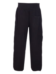Pantalon Y-3 en coton noir avec cordon de serrage