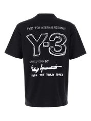 Camisetas y polos Y-3 negros