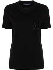 S Max Mara Blue T-shirt — Refined Cotton Polo Comfort