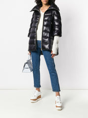 Herno Black Down Jacket — Cleofe Midi Puffer