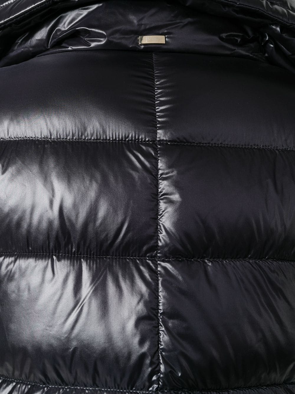 Herno Black Down Jacket — Cleofe Midi Puffer