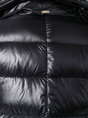 Herno Black Down Jacket — Cleofe Midi Puffer