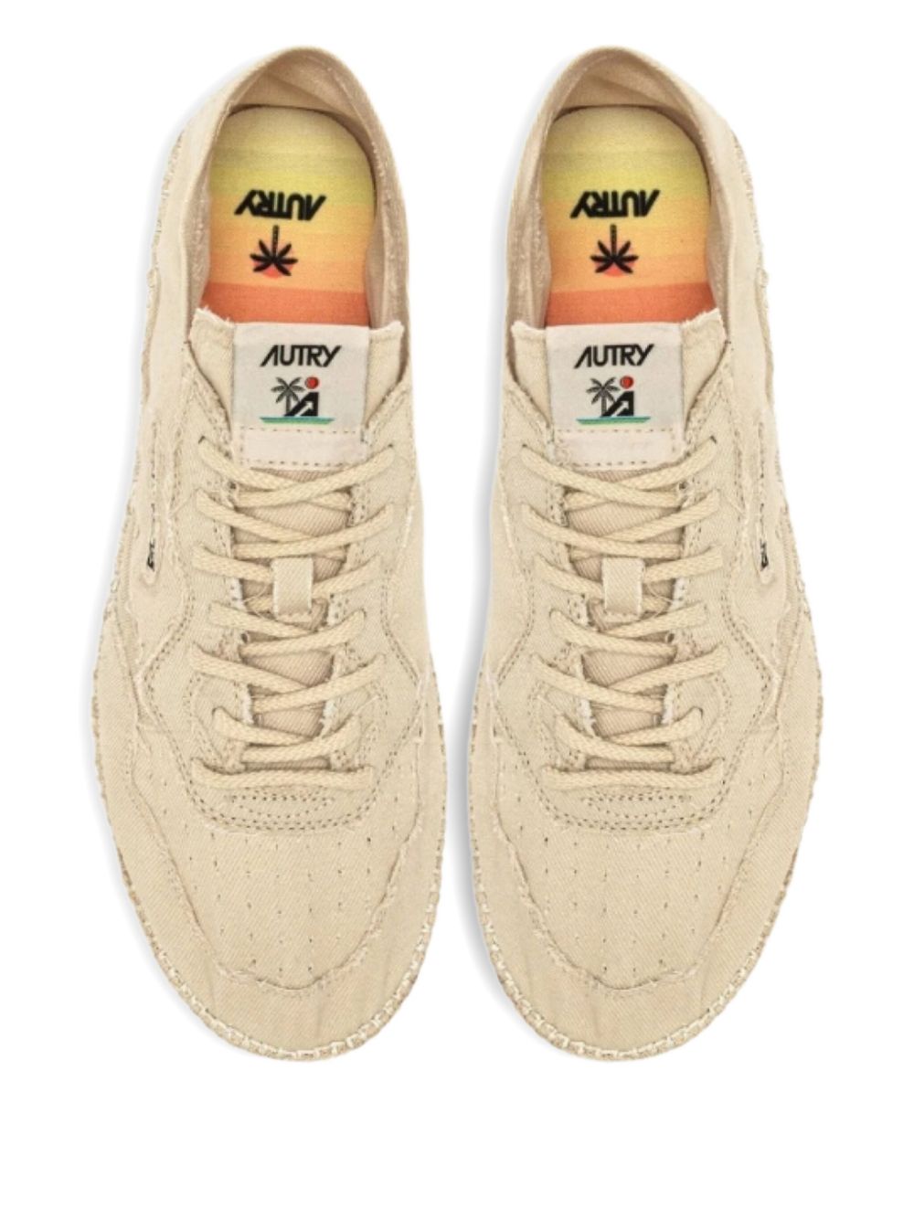 Autry Sneakers Ivory espadrille canvas