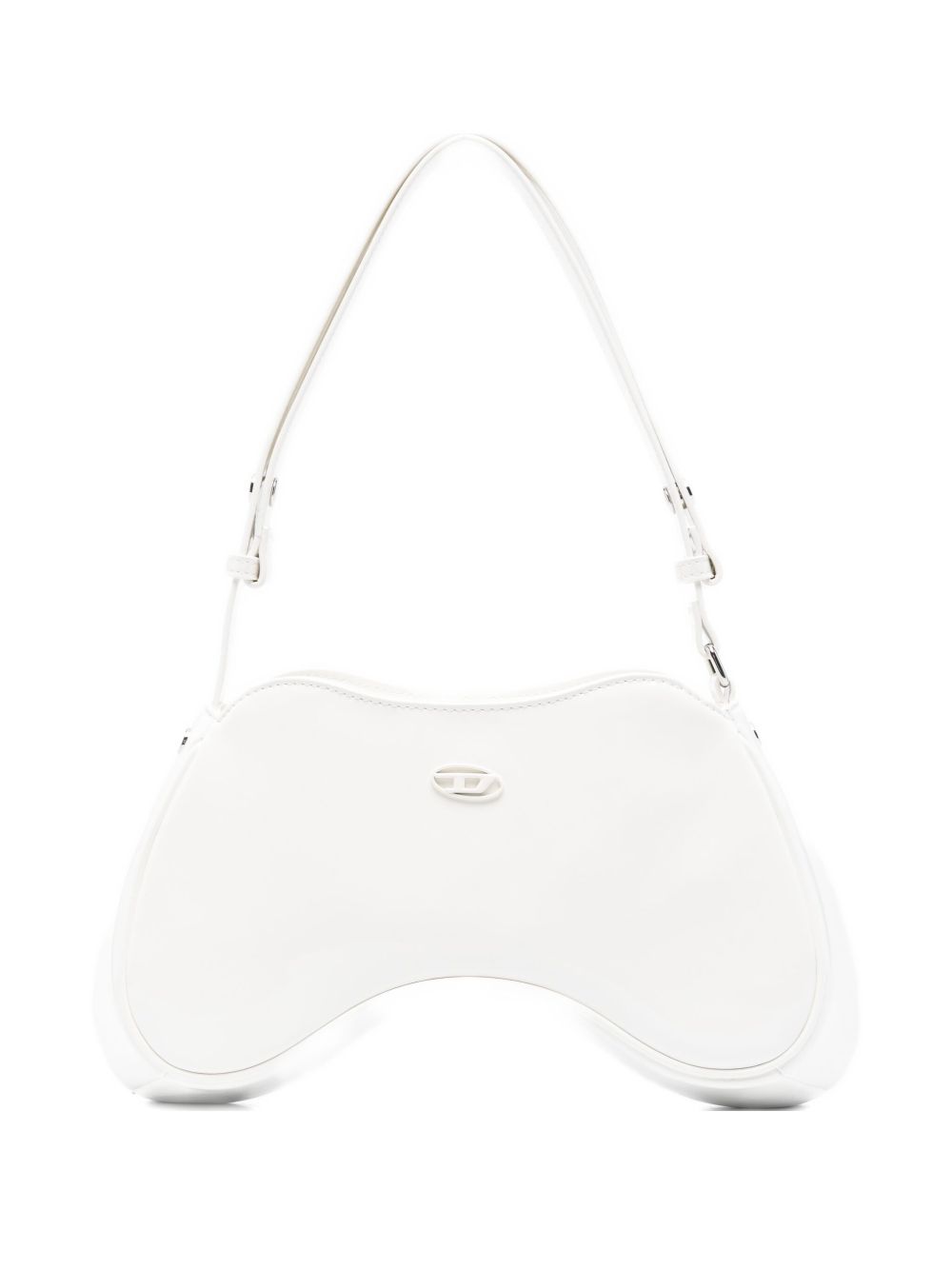 Sacs Diesel. Sac bandoulière blanc verni