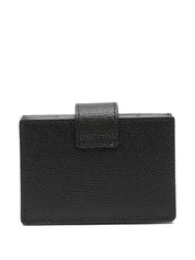 Portefeuilles Valentino Garavani Porte-cartes en cuir noir