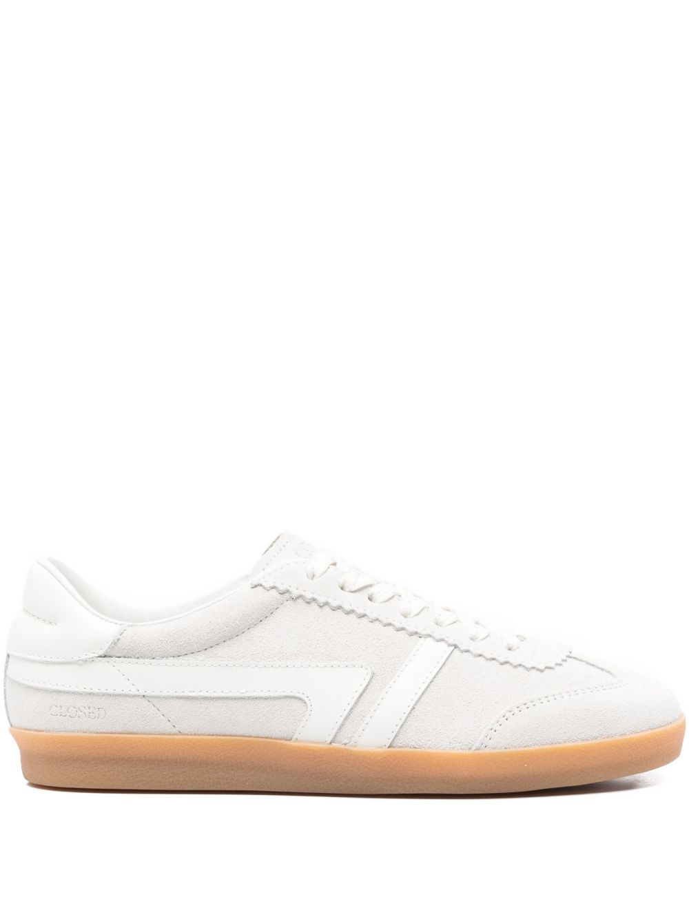 Closed Sneakers White in calf suede