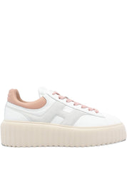 HOGAN PRE Sneakers Powder — Women's Leather Platform