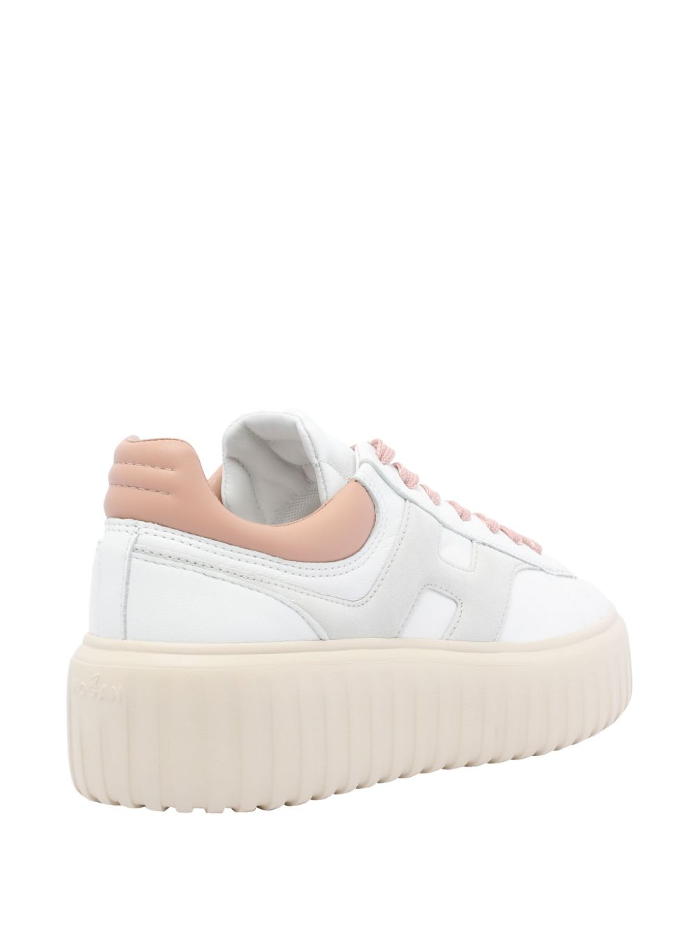 HOGAN PRE Sneakers Powder — Women's Leather Platform