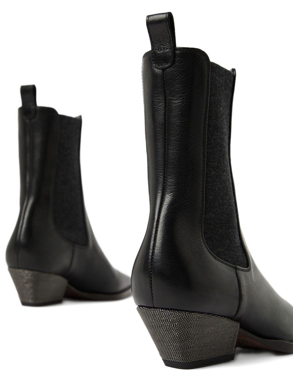 Bottes Brunello Cucinelli noires
