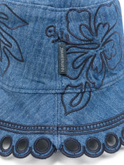 Zimmermann 032C Hats Blue silk nylon bucket hat