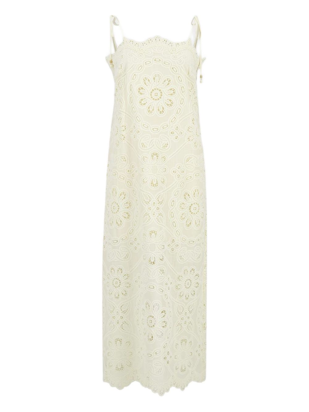Zimmermann 032C Dresses Ivory silk embroidered