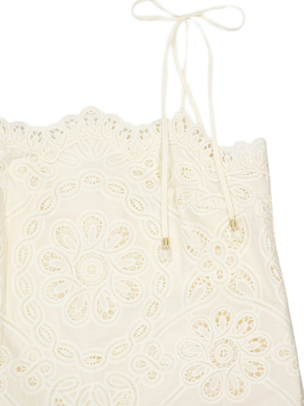 Zimmermann 032C Dresses Ivory silk embroidered