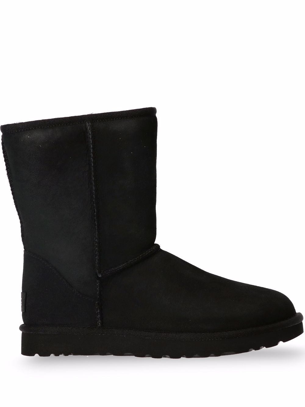 Bottes Ugg Australia Classic Short II en peau lainée noire