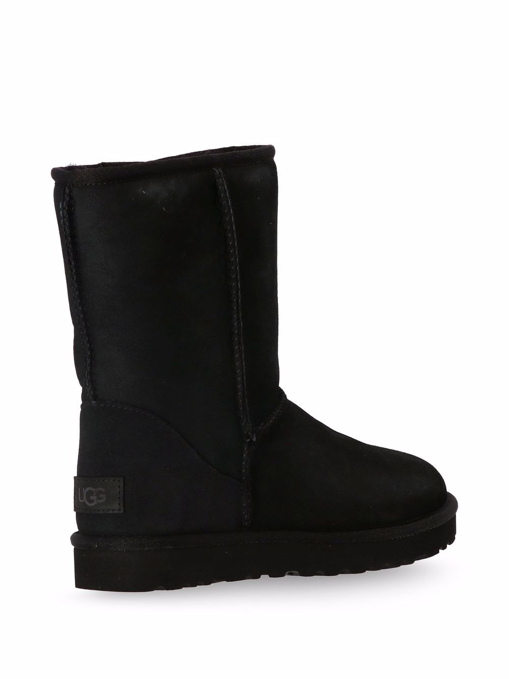 Bottes Ugg Australia Classic Short II en peau lainée noire