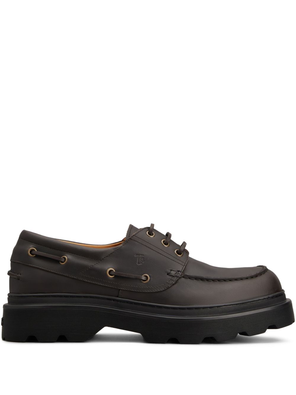 Tod's Brown Moccasins — Leather Flat Loafers for Men