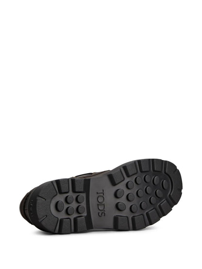 Tod's Brown Moccasins — Leather Flat Loafers for Men