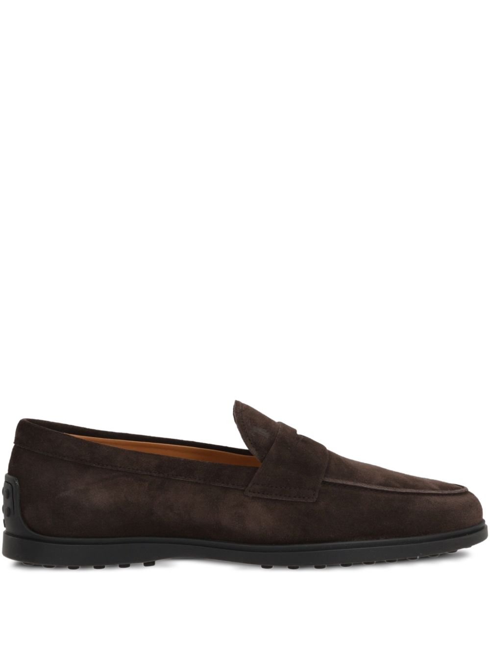 Tod'S Flat shoes Brown suede loafers