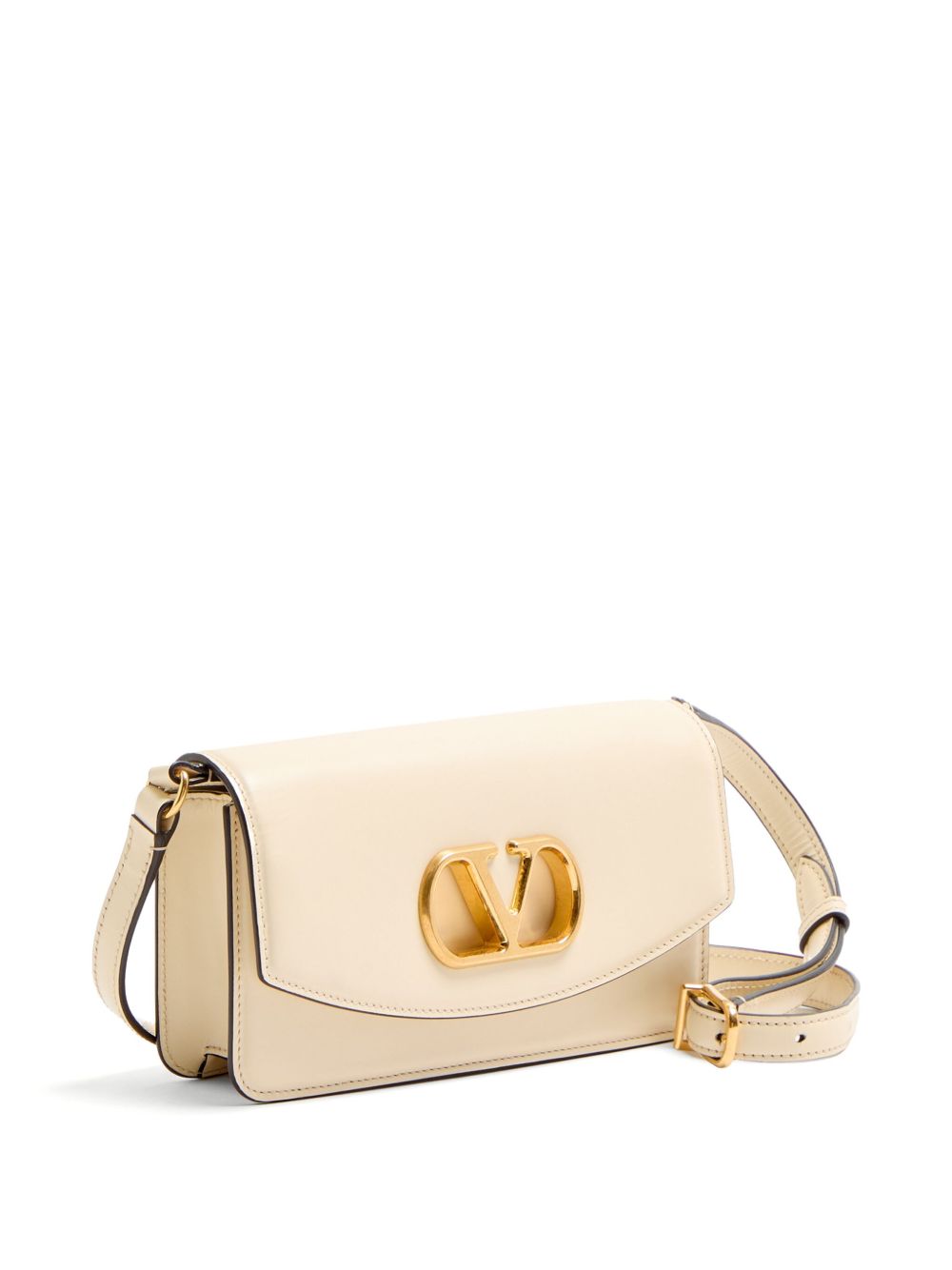 Valentino Garavani Bags.. White leather clutch