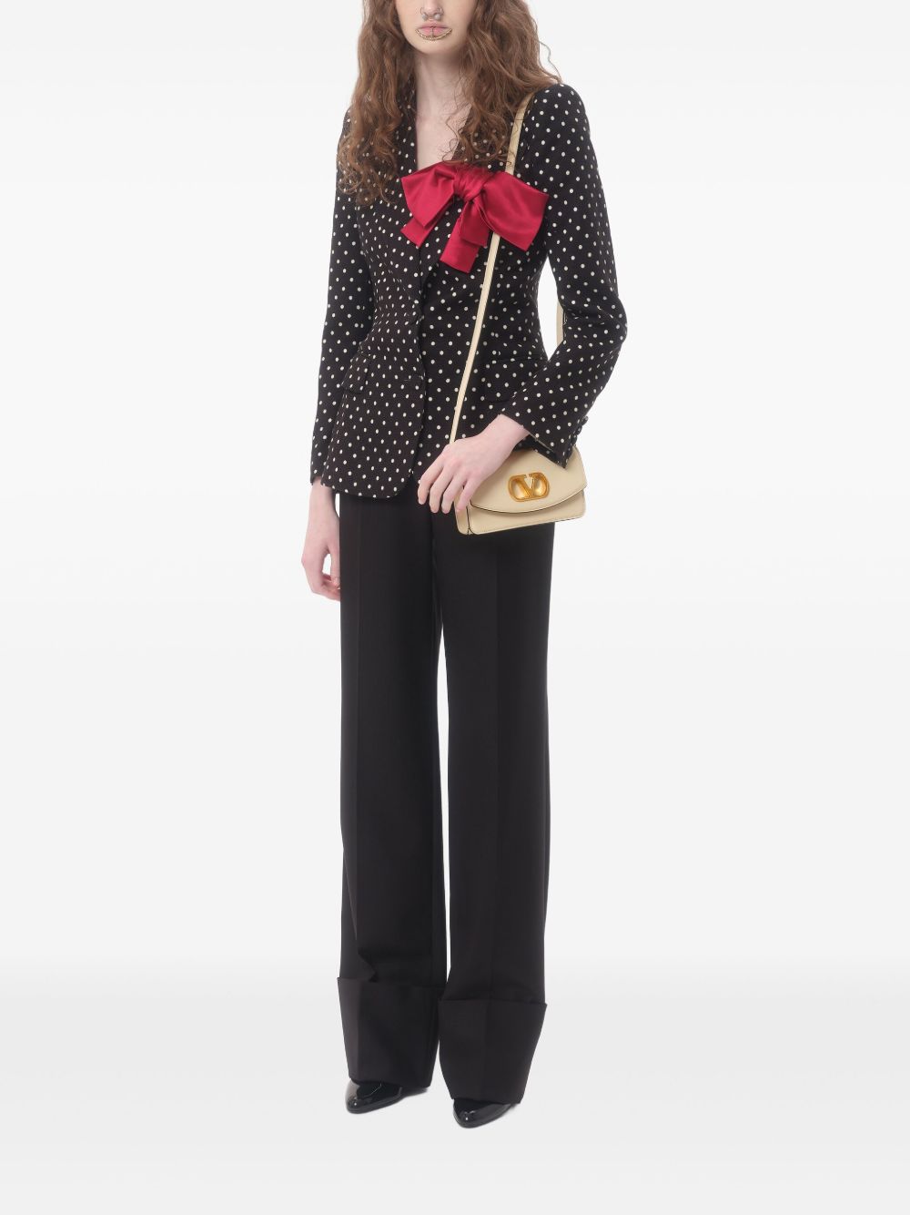 Valentino Garavani Bags.. White leather clutch