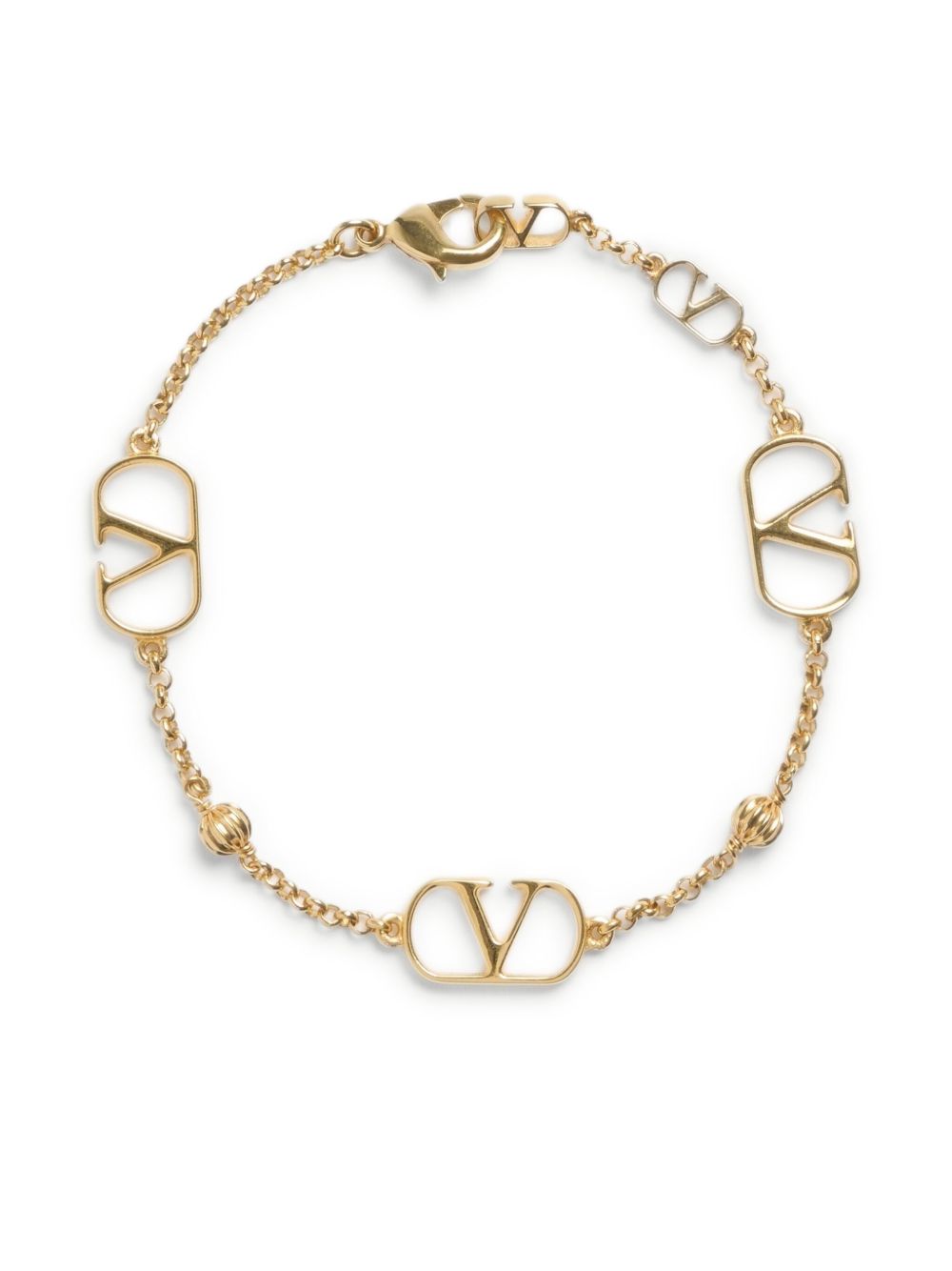 Valentino Garavani - Bracelet signature VLogo - Doré