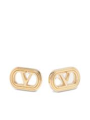 Valentino Garavani VLogo earrings in gold-tone bronze