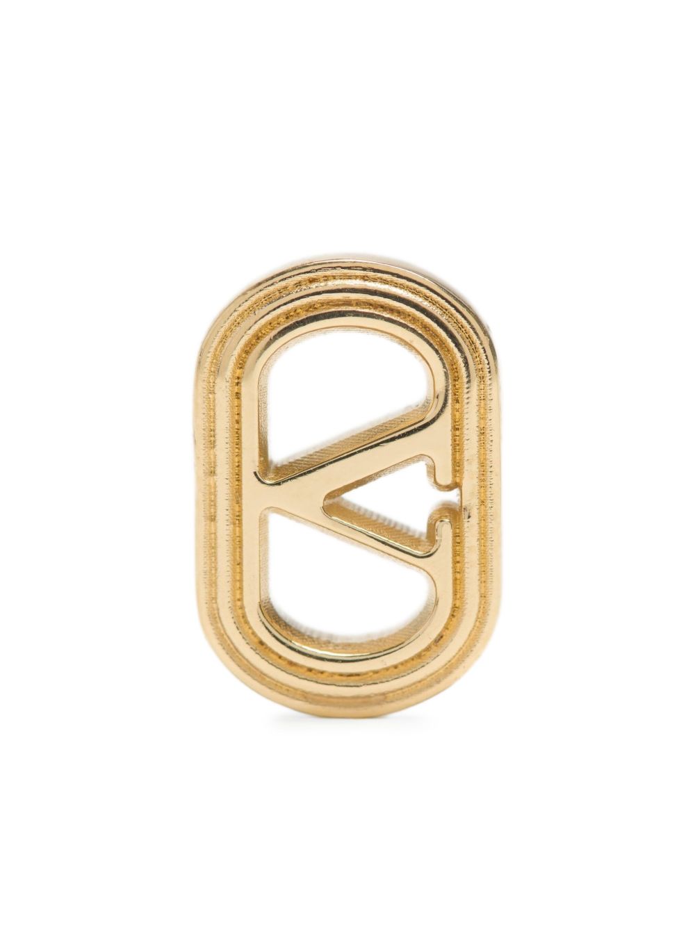 Valentino Garavani VLogo earrings in gold-tone bronze