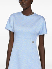 Dolce & Gabbana Dresses Clear Blue bouclé A-line