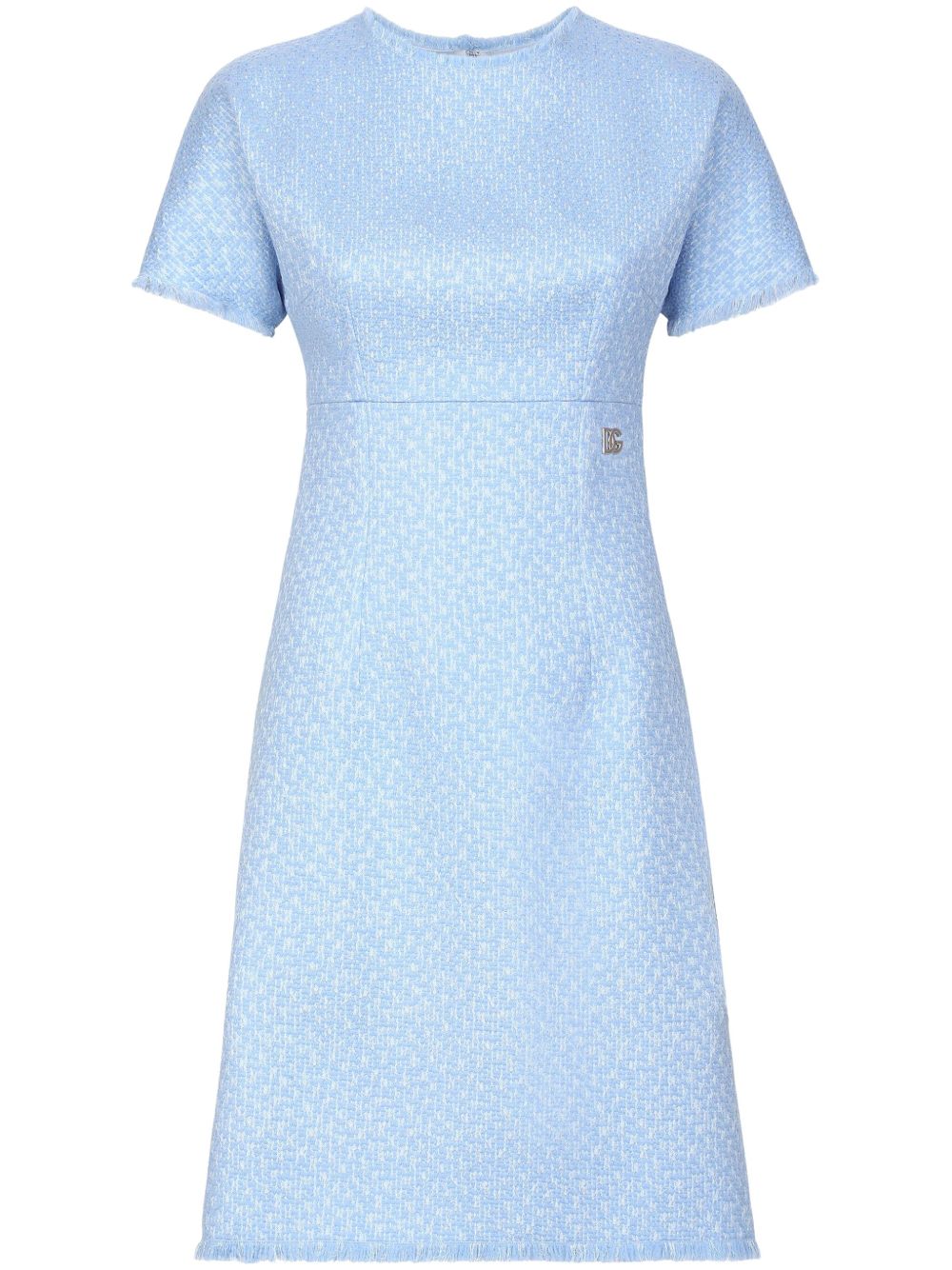 Dolce & Gabbana Dresses Clear Blue bouclé A-line