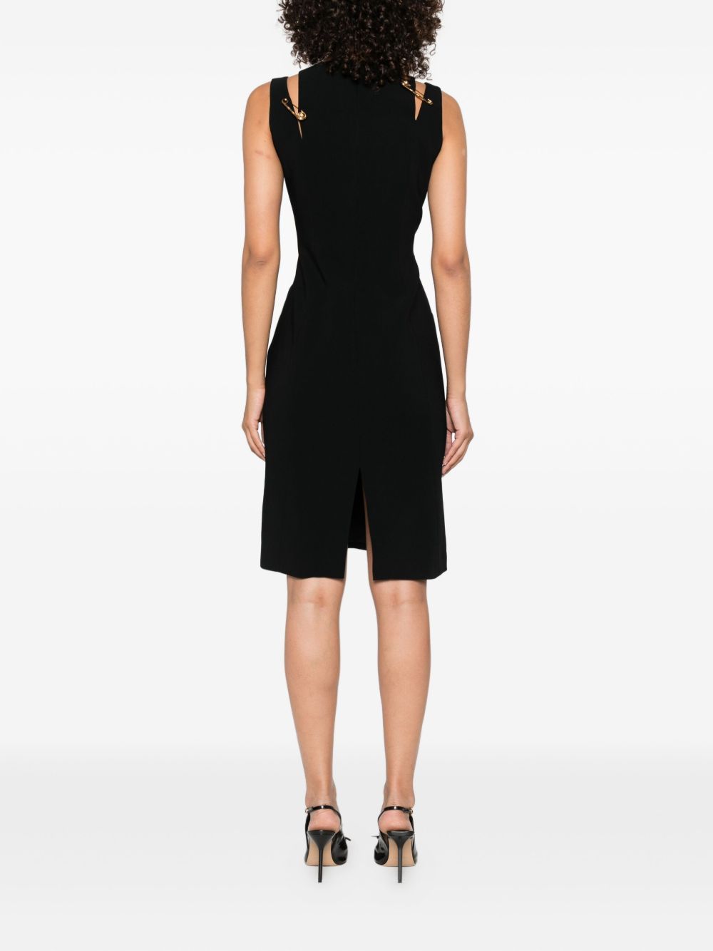 Versace Dresses Black stretch-cady mini cocktail dress