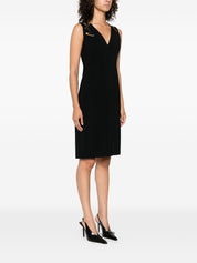 Versace Dresses Black stretch-cady mini cocktail dress