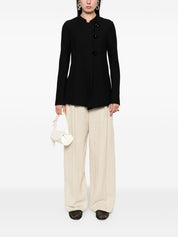 Emporio Armani Black Jacket — Cotton Single‑Breasted Elegance