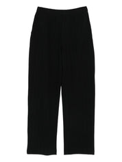 Emporio Armani Black Trousers — Tailored Cotton Blend