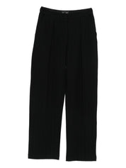 Emporio Armani Black Trousers — Tailored Cotton Blend
