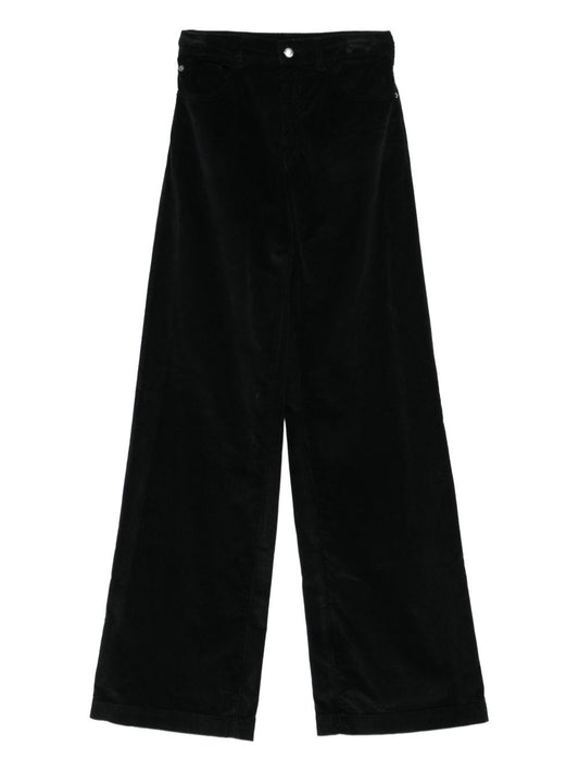 Emporio Armani Jeans Black — Wide‑Leg Luxury Jeans