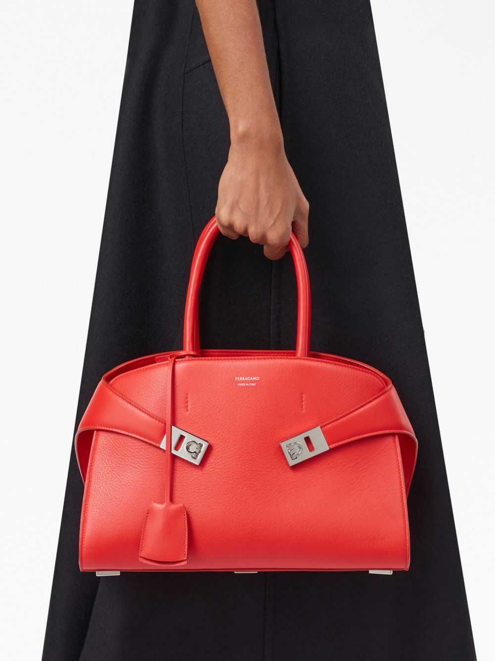 Ferragamo Bags.. Red leather tote