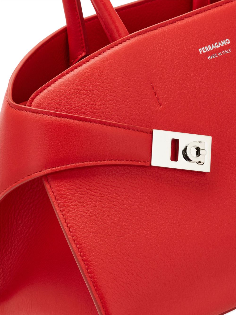 Ferragamo Bags.. Red leather tote