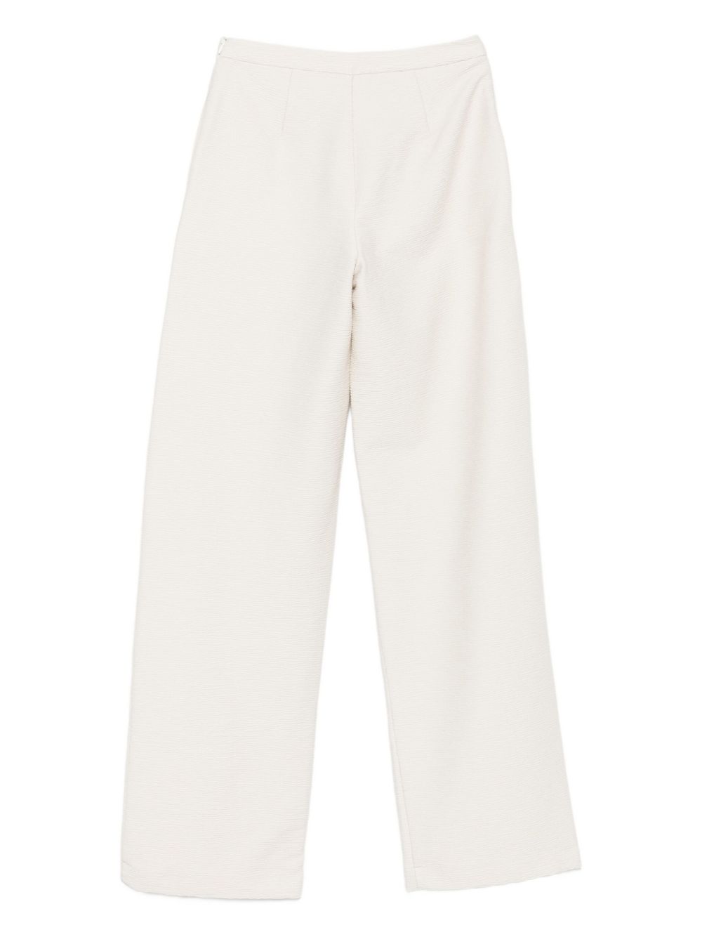 Emporio Armani Ivory Trousers — High‑Waisted Elegance