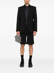 Emporio Armani Blue Long‑Sleeve Cotton Shirt