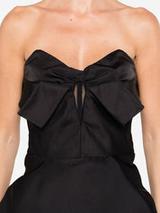Alexander McQueen Top Black off-shoulder peplum