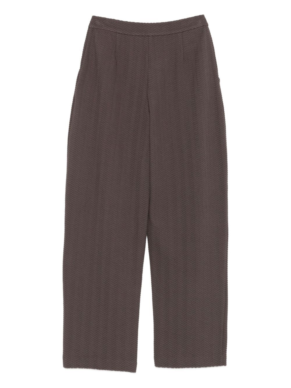 Emporio Armani Trousers — Dove Grey Cotton Blend