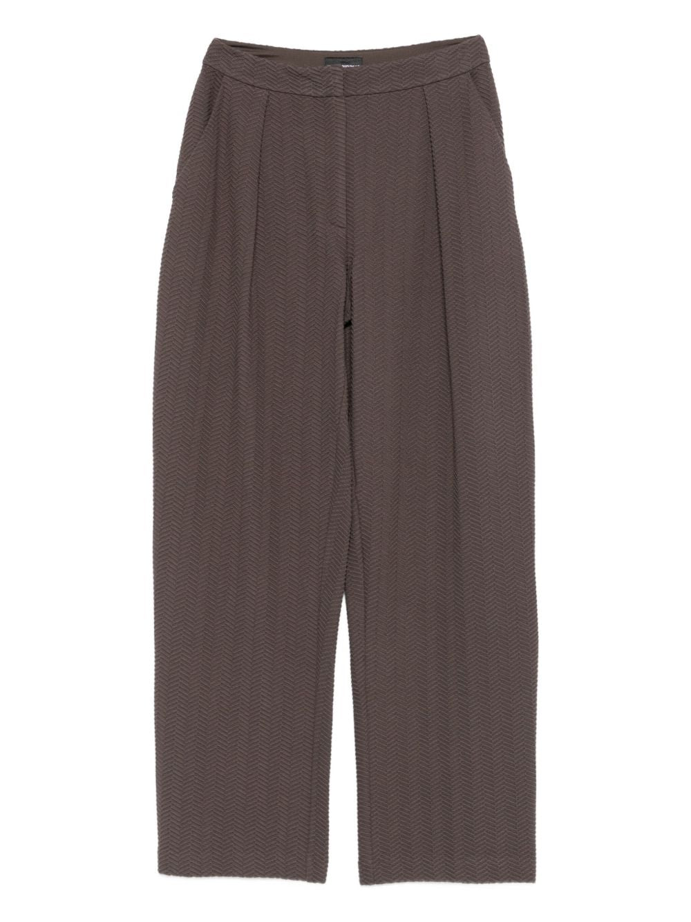 Emporio Armani Trousers — Dove Grey Cotton Blend