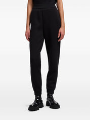 Emporio Armani Capsule Trousers — Black Cotton Sweatpants