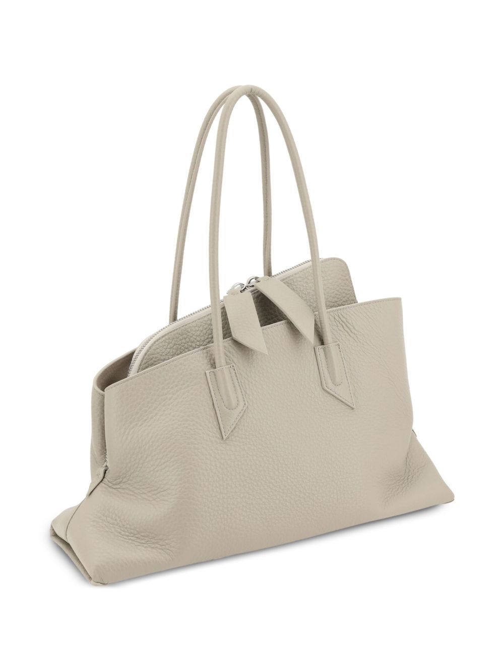 White leather shoulder bag — The Attico La Passeggiata