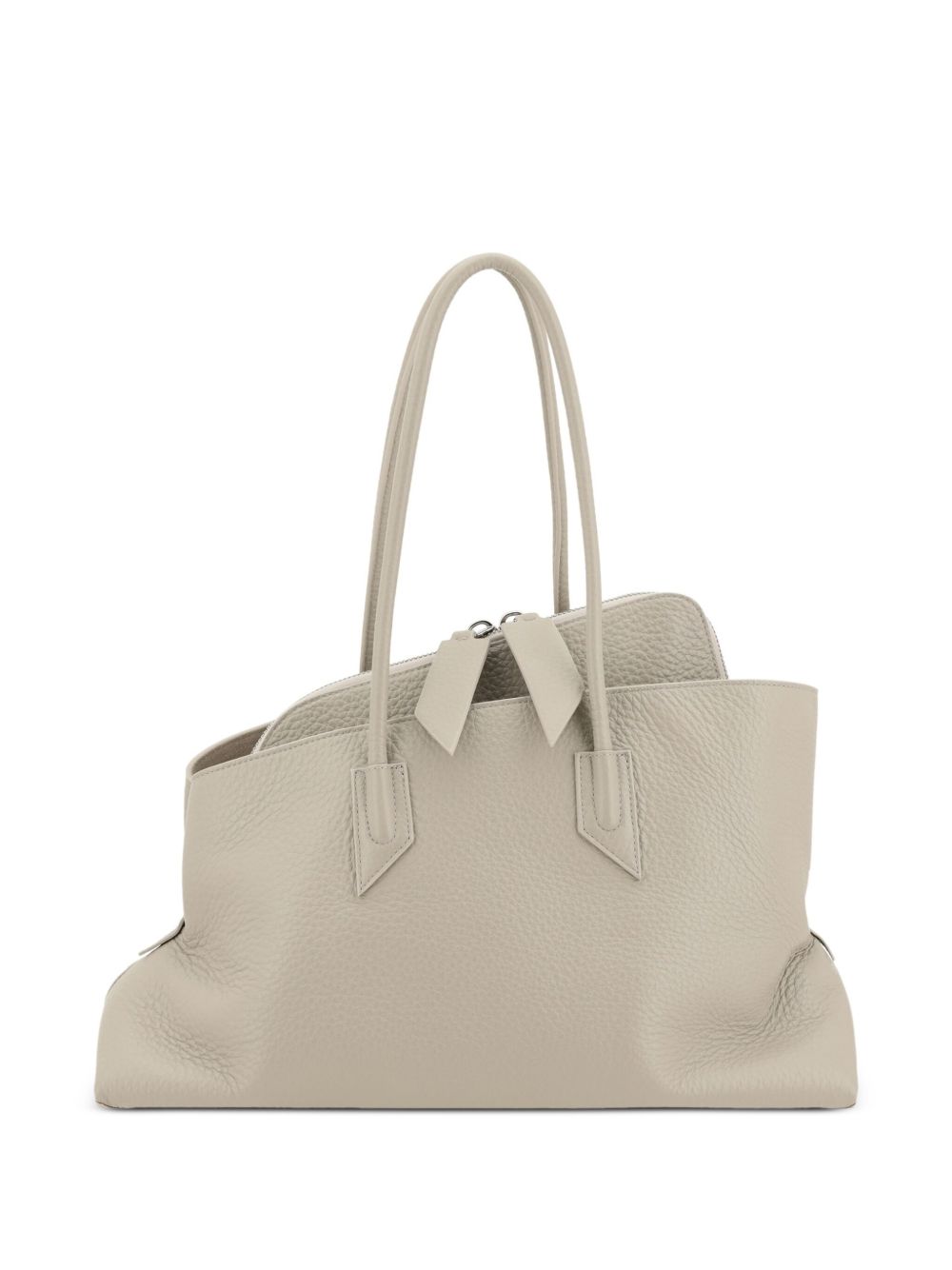 White leather shoulder bag — The Attico La Passeggiata