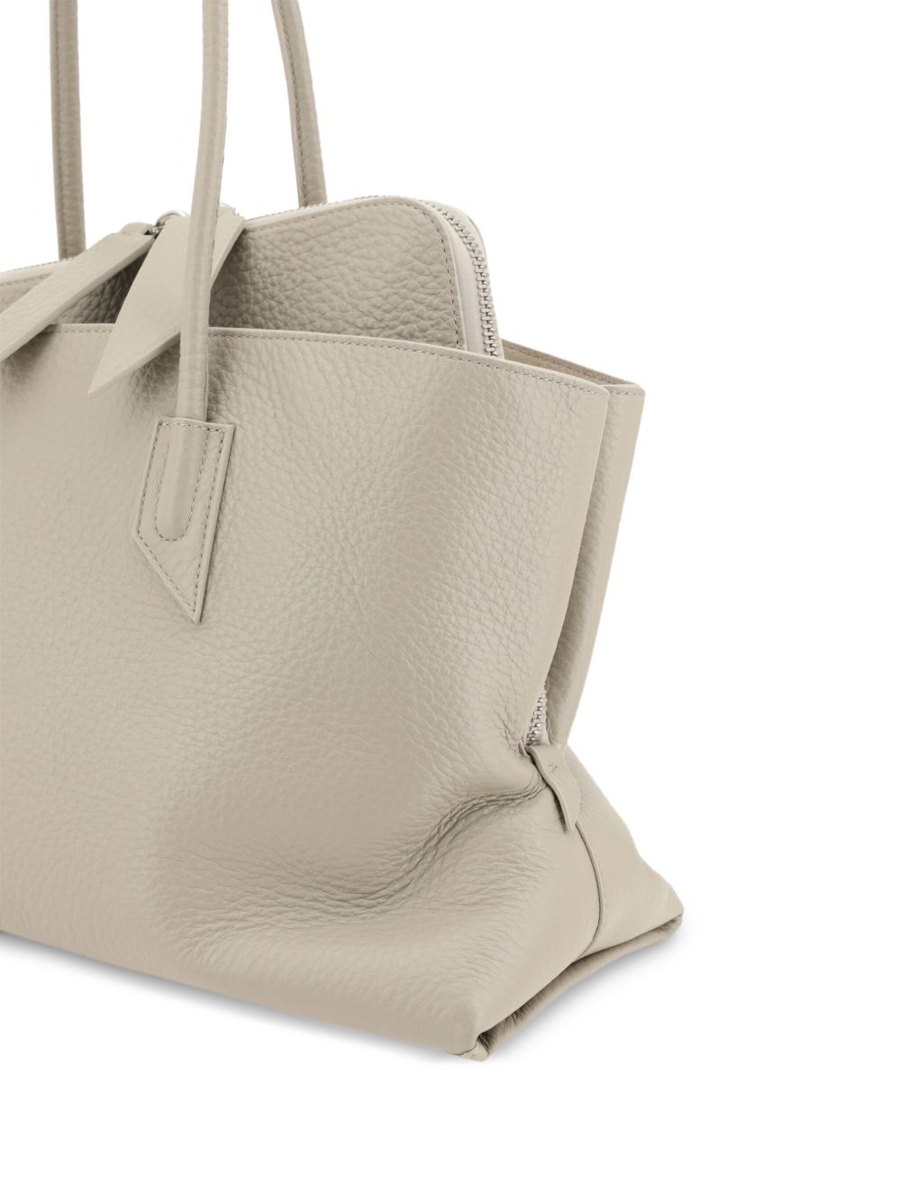 White leather shoulder bag — The Attico La Passeggiata