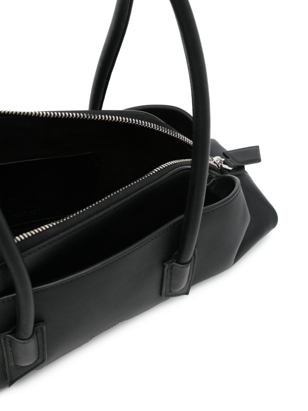 La Passeggiata Small Black Shoulder Bag — The Attico