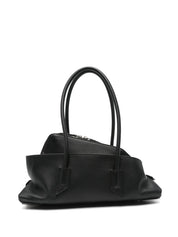 La Passeggiata Small Black Shoulder Bag — The Attico